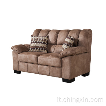 Il divano componibile in tessuto imposta la mobilia del divano del soggiorno a due posti